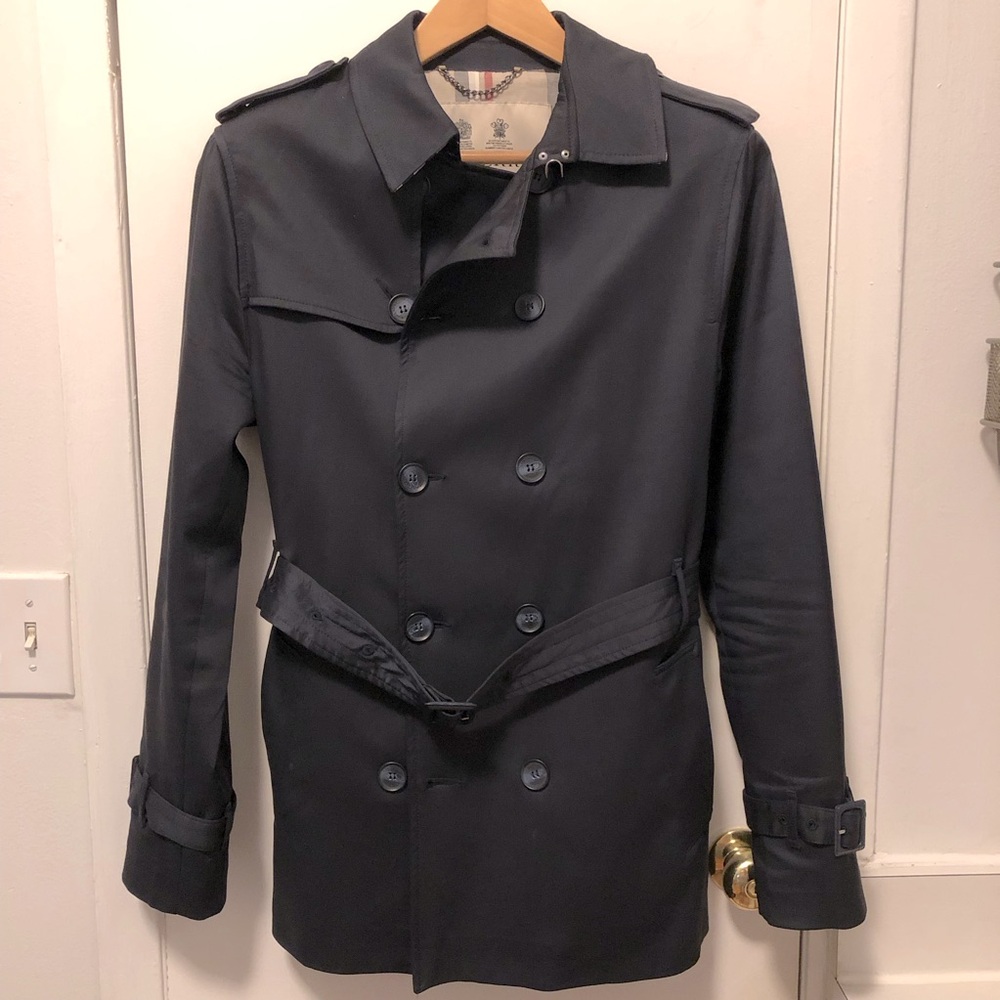 NWT Burberry Kensington Short Trench Coat Men - 38R
